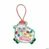 Wholesale ⭐ Fleece Navidad Glitter Ornament Craft Kit - Makes 12 ✨