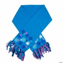 Cheap ⌛ Fleece Snowflake Scarf Kit - Makes 6 😍