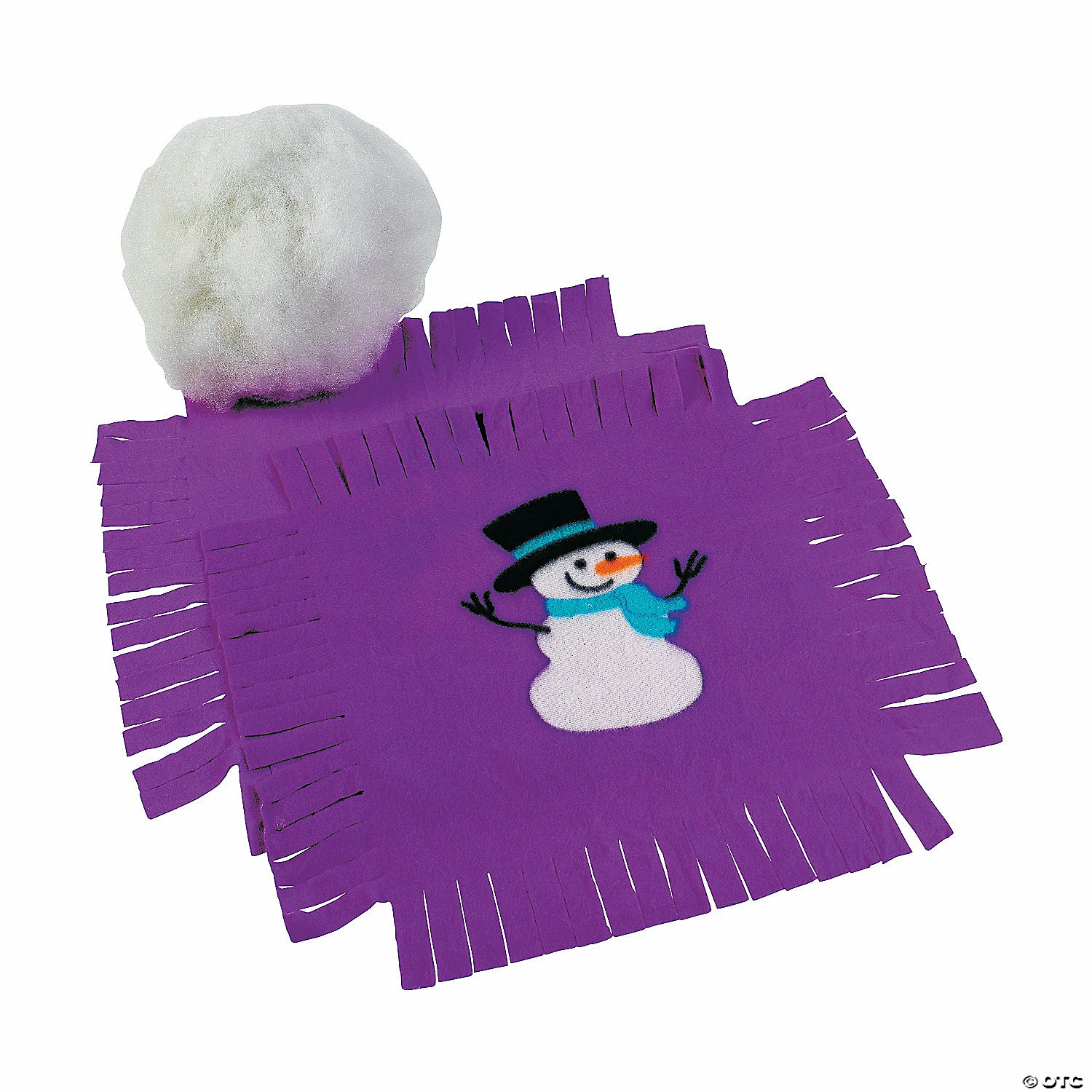 Coupon ๐ Fleece Snowman Tied Pillow Craft Kit - Makes 6 ๐ 2 Coupon ๐ Fleece Snowman Tied Pillow Craft Kit - Makes 6 ๐ - Image 2