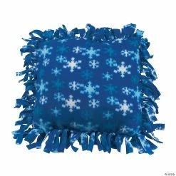 Coupon ✨ Fleece Winter Tied Pillow Craft Kit - Makes 6 👏