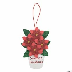 Best reviews of ✔️ Glitter Poinsettia Sign Craft Kit - Makes 12 🔥