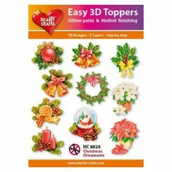 Hot Sale 😀 Hearty Crafts Easy 3D Toppers ❄ Christmas Ornaments 😍
