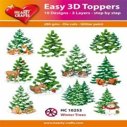 Buy ⭐ Hearty Crafts Easy 3D Winter Trees 🛒