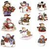 Promo ⭐ Hearty Crafts Easy3D Precut Toppers Snowmen ✨