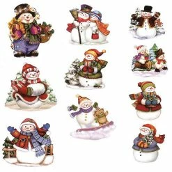 Promo ⭐ Hearty Crafts Easy3D Precut Toppers Snowmen ✨