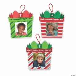 Best deal ⌛ His Presence Brings Joy Picture Frame 🎁 Christmas Ornament Craft Kit - Makes 48 ✔️