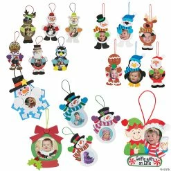 Promo 🤩 Holiday Picture Frame Ornament Craft Kit Assortment - Makes 504 🛒