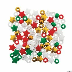 Coupon 😀 Holiday Pony Bead Assortment - 200 Pc. 🎁