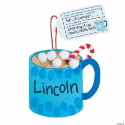 Cheap 🎉 Hot Cocoa Thumbprint Ornaments with Card Craft Kit - Makes 12 ✨
