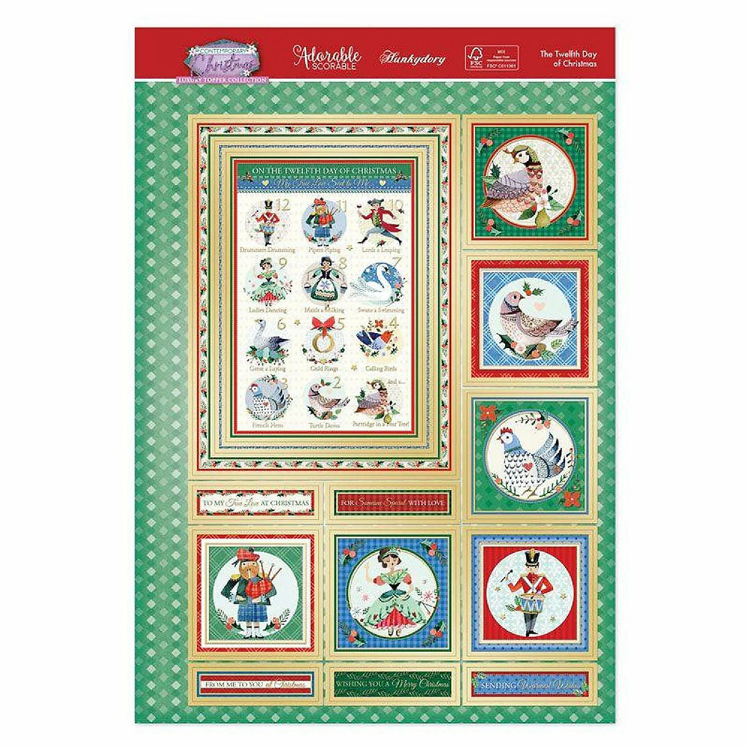 Buy ๐ Hunkydory Crafts The Twelfth Day of ๐
Christmas Luxury Topper Set ๐งจ 2 Buy ๐ Hunkydory Crafts The Twelfth Day of ๐
Christmas Luxury Topper Set ๐งจ - Image 2