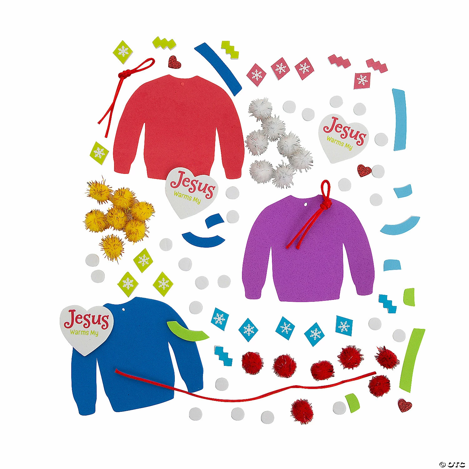 Best reviews of π Jesus Warms My Heart Sweater Ornament Craft Kit - Makes 12 π 2 Best reviews of π Jesus Warms My Heart Sweater Ornament Craft Kit - Makes 12 π - Image 2