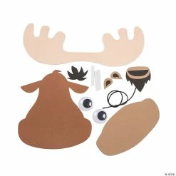 Discount 👍 Jumbo Moose Sign Craft Kit - Makes 12 🌟 -Christmas Crafts for Kids shop jumbo moose sign craft kit makes 1213911390 a01