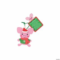 Coupon ⌛ Legend of the 🎄 Christmas Pig Ornament Craft Kit - Makes 12 🎉