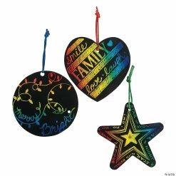 Best reviews of ๐ฅ Magic Color Scratch ๐ Christmas Ornaments - 24 Pc. โ๏ธ