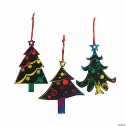 Top 10 🤩 Magic Color Scratch ❄ Christmas Tree Ornaments - 24 Pc. 🤩