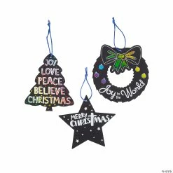 Best deal ๐ Magic Color Scratch Religious โ Christmas Ornaments - 24 Pc. ๐ฅฐ