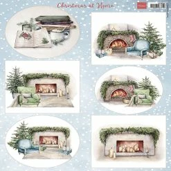 Budget 🎁 Marianne Design A4 Cutting Sheet 🎄 Christmas At Home 👏