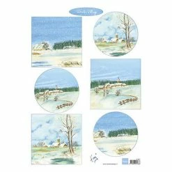 Outlet 🎁 Marianne Design Cutting Sheet Winter Village 🧨