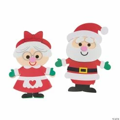 Flash Sale 🧨 Mr. & Mrs. Claus 👗 Dress Up Doll Craft Kit - Makes 12 ✨