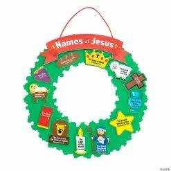 Deals ✨ “Names of Jesus” Wreath Craft Kit- Makes 12 🎁