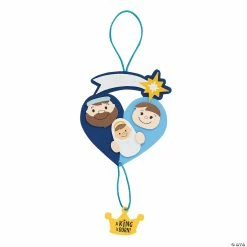 Best reviews of 🌟 Nativity Family Heart Ornament Craft Kit - Makes 12 💯