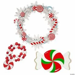 New ❤️ Peppermint 🎄 Christmas Decoration Craft Kit Assortment - Makes 5 ⌛