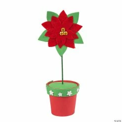 Best reviews of π Poinsettia Flowerpot Craft Kit - Makes 6 βοΈ