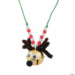 New 🤩 Reindeer Bell Necklace Craft Kit - Makes 12 ✔️