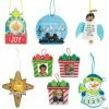 Brand new ✔️ Religious ❄ Christmas Ornament Craft Kit Assortment - Makes 108 🧨