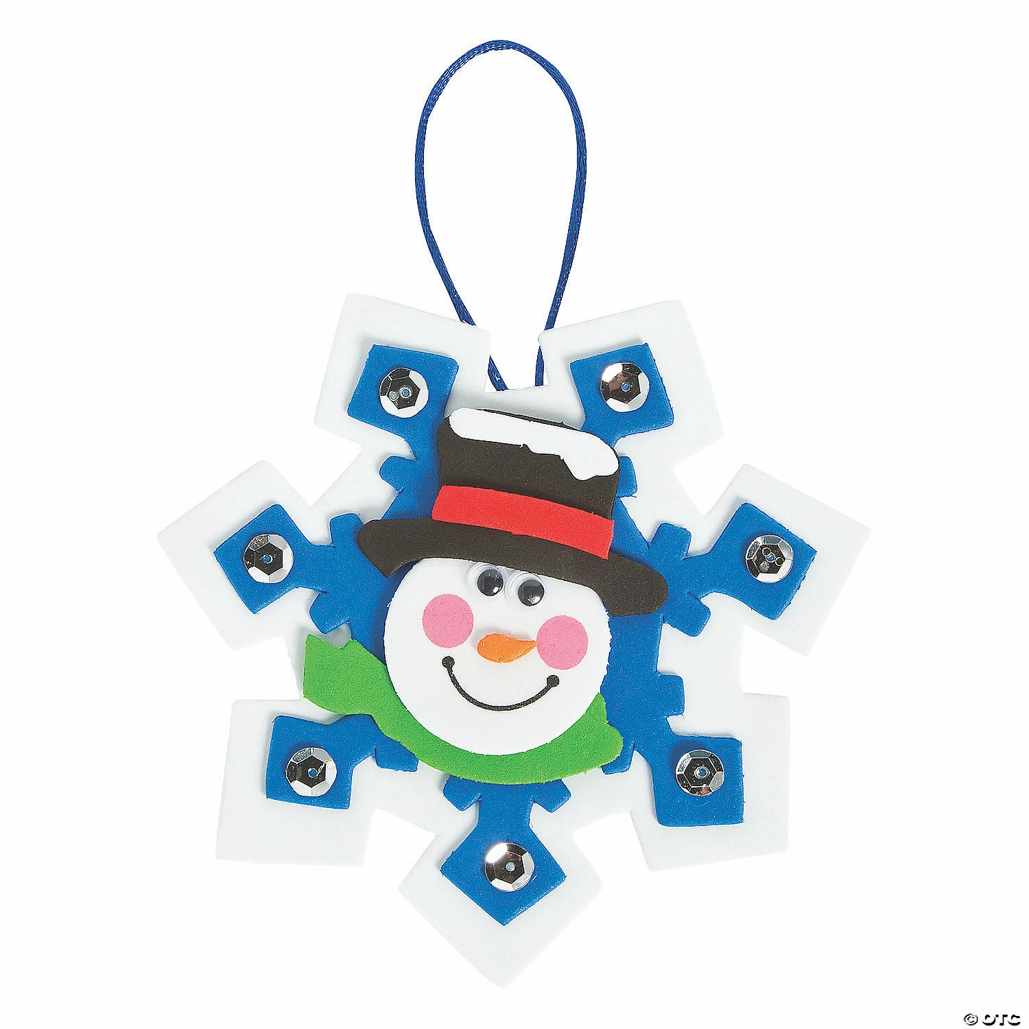 Wholesale π Snowman Snowflake β Christmas Ornament Craft Kit - Makes 12 β 1 Wholesale π Snowman Snowflake β Christmas Ornament Craft Kit - Makes 12 β