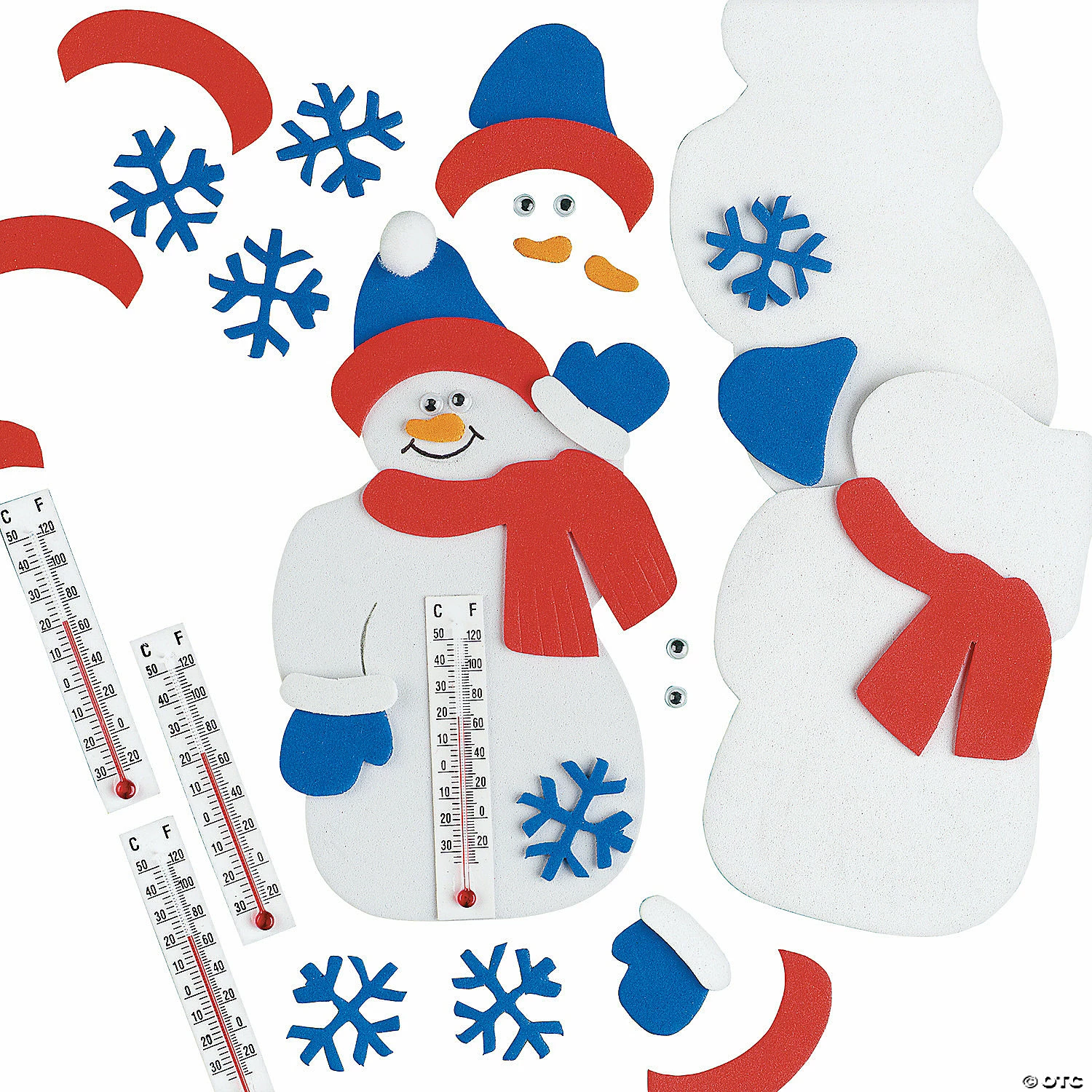 Best Sale β Snowman Thermometer Craft Kit - Makes 12 π 2 Best Sale β Snowman Thermometer Craft Kit - Makes 12 π - Image 2