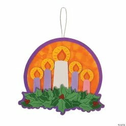 Wholesale โญ Tissue Acetate Advent Wreath Craft Kit- Makes 12 โ