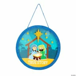 New ๐ True Story Nativity Sign Craft Kit - Makes 12 โจ