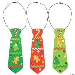 Deals ๐ฏ Ugly Sweater Tie Craft Kit - Makes 12 ๐