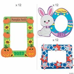Buy 😍 Ultimate Holiday Picture Frame Magnet Craft Kit Assortment - Makes 84 😍 -Christmas Crafts for Kids shop ultimate holiday picture frame magnet craft kit assortment makes 8414174701 a02