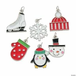 Discount 👏 Wonderful Winter Enamel Charms - 36 Pc. 🛒